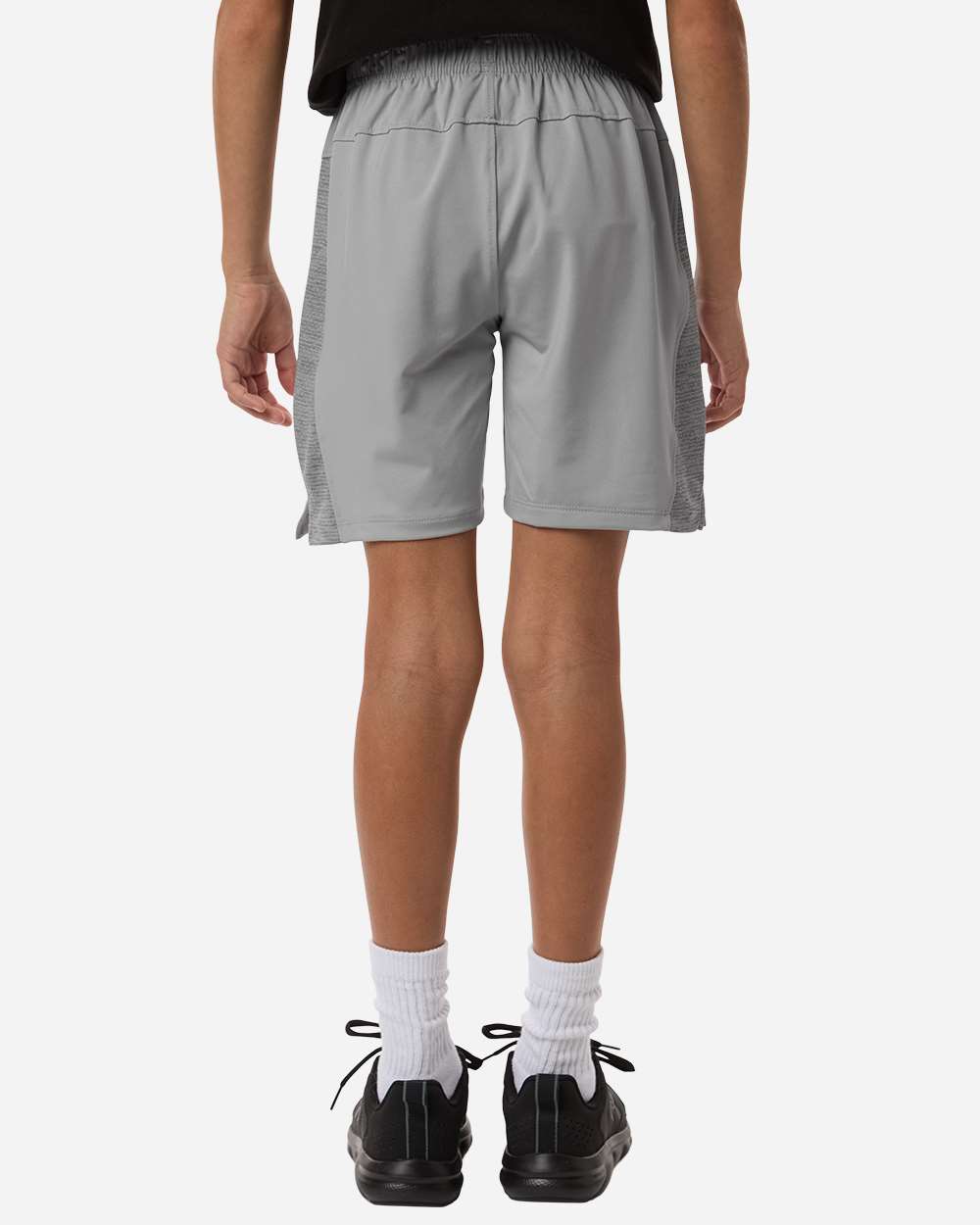 Mod Grey/ Mod Grey/ Black Youth Tech Vent Short - 6012348