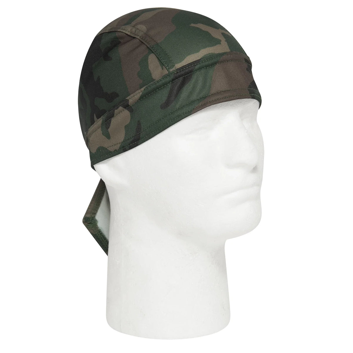 Moisture Wicking Headwrap - Woodland Camo