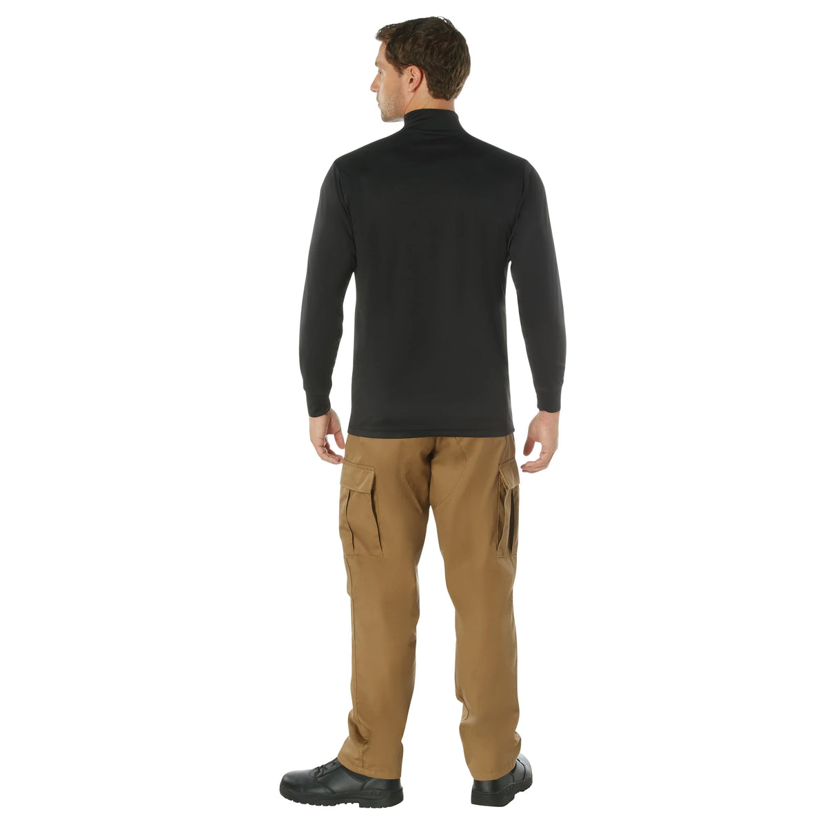 Moisture Wicking Mock Turtleneck