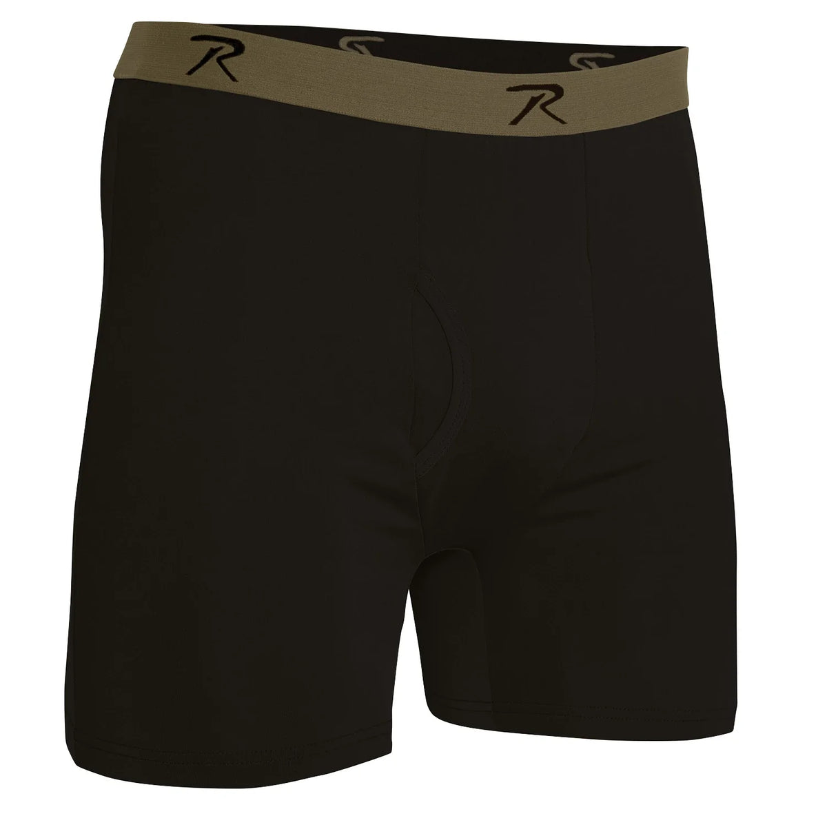 Moisture Wicking Performance Boxer Shorts - Black / s
