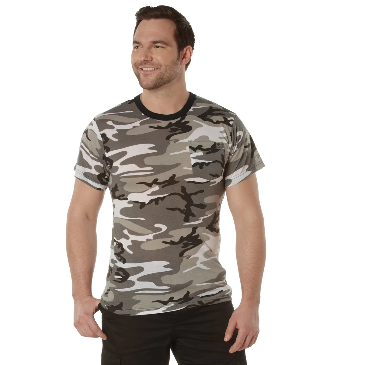 Moisture Wicking Pocket T-shirt - City Camo / s