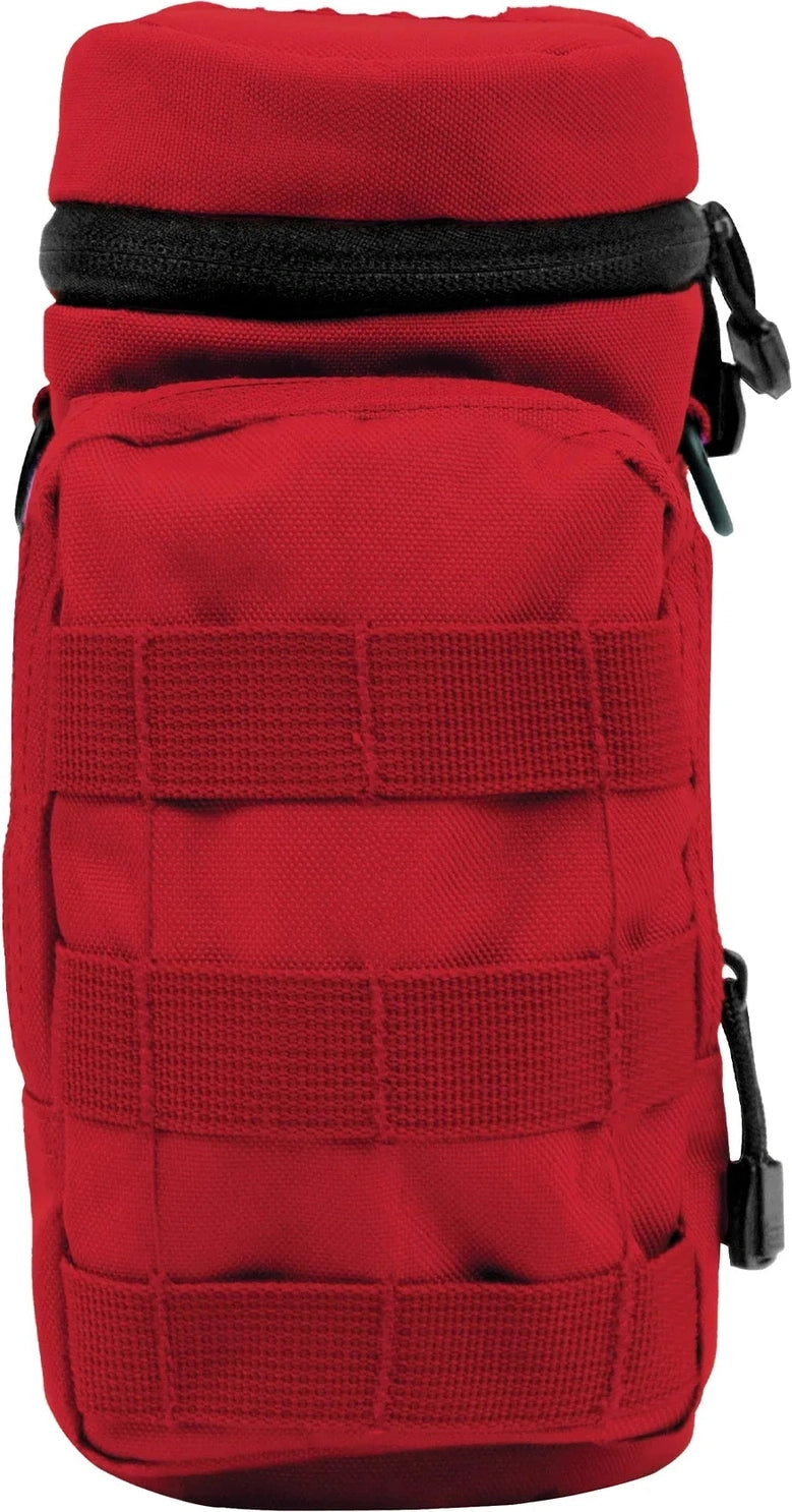 Molle Compatible Water Bottle Pouch - Red