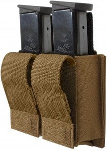 Molle Double Pistol Mag Pouch with Insert