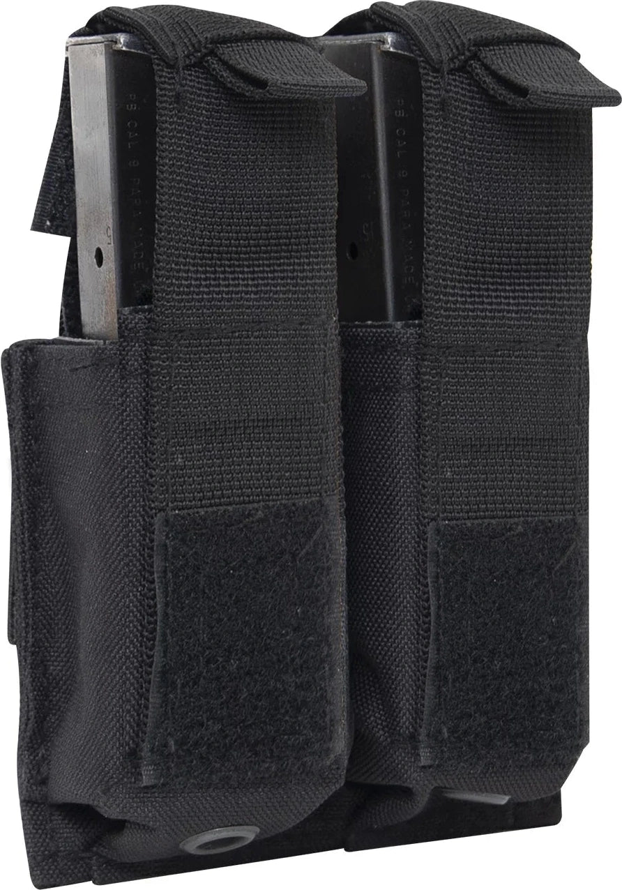 Molle Double Pistol Mag Pouch with Insert