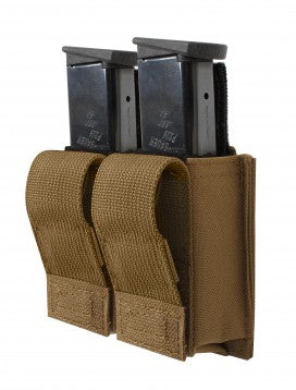Molle Double Pistol Mag Pouch with Insert