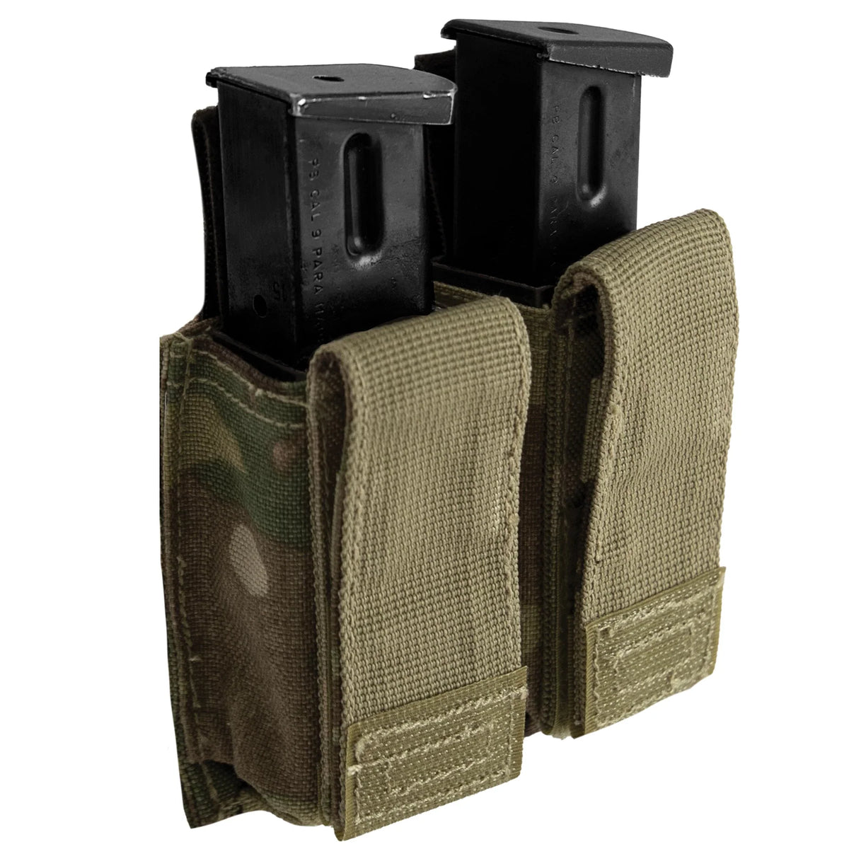 Molle Double Pistol Mag Pouch with Insert