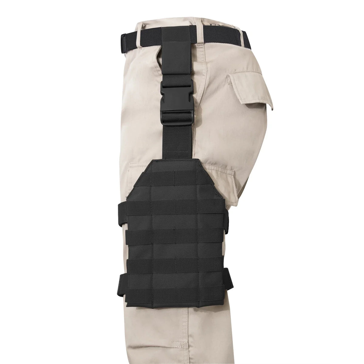 Molle Drop Leg Panel - Black