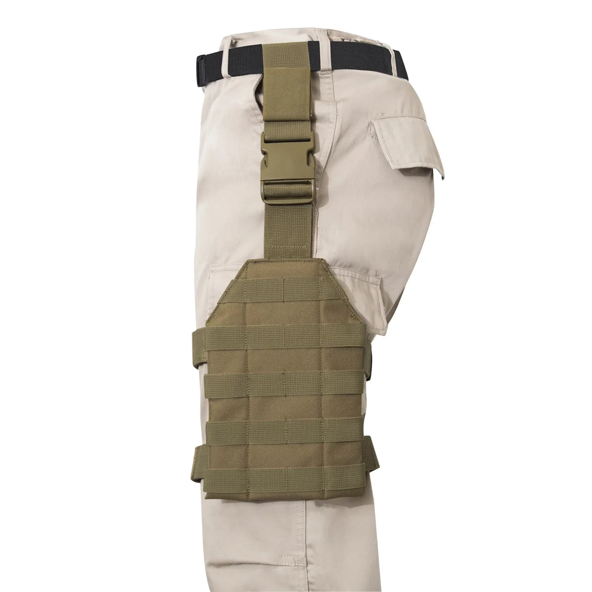 Molle Drop Leg Panel - Coyote Brown