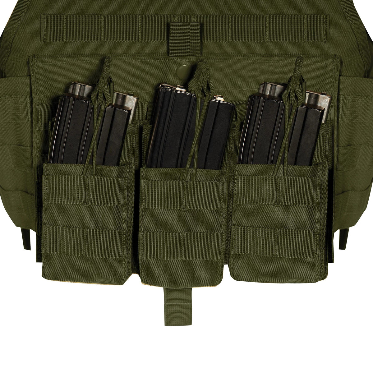 Molle Open Top Six Rifle Mag Pouch
