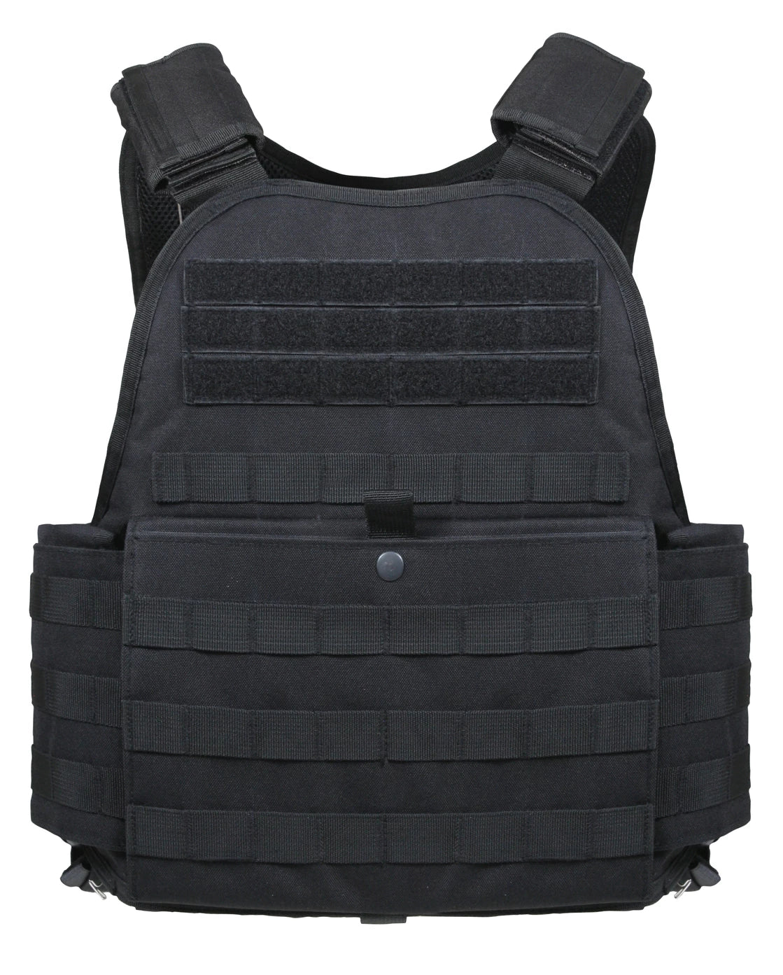 Molle Plate Carrier Vest - Black / Regular