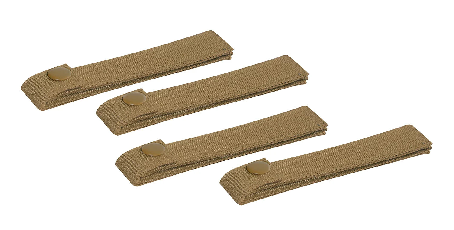 Molle Replacement Straps - 4 Pack - Coyote Brown