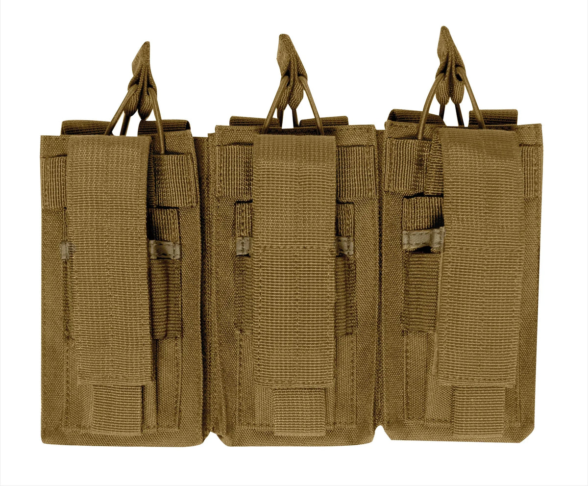 Molle Triple Kangaroo Rifle and Pistol Mag Pouch