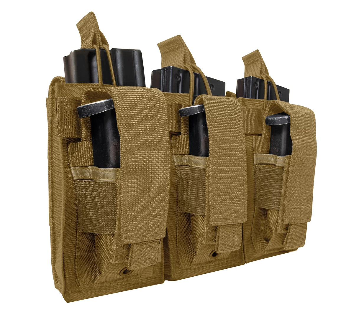 Molle Triple Kangaroo Rifle and Pistol Mag Pouch