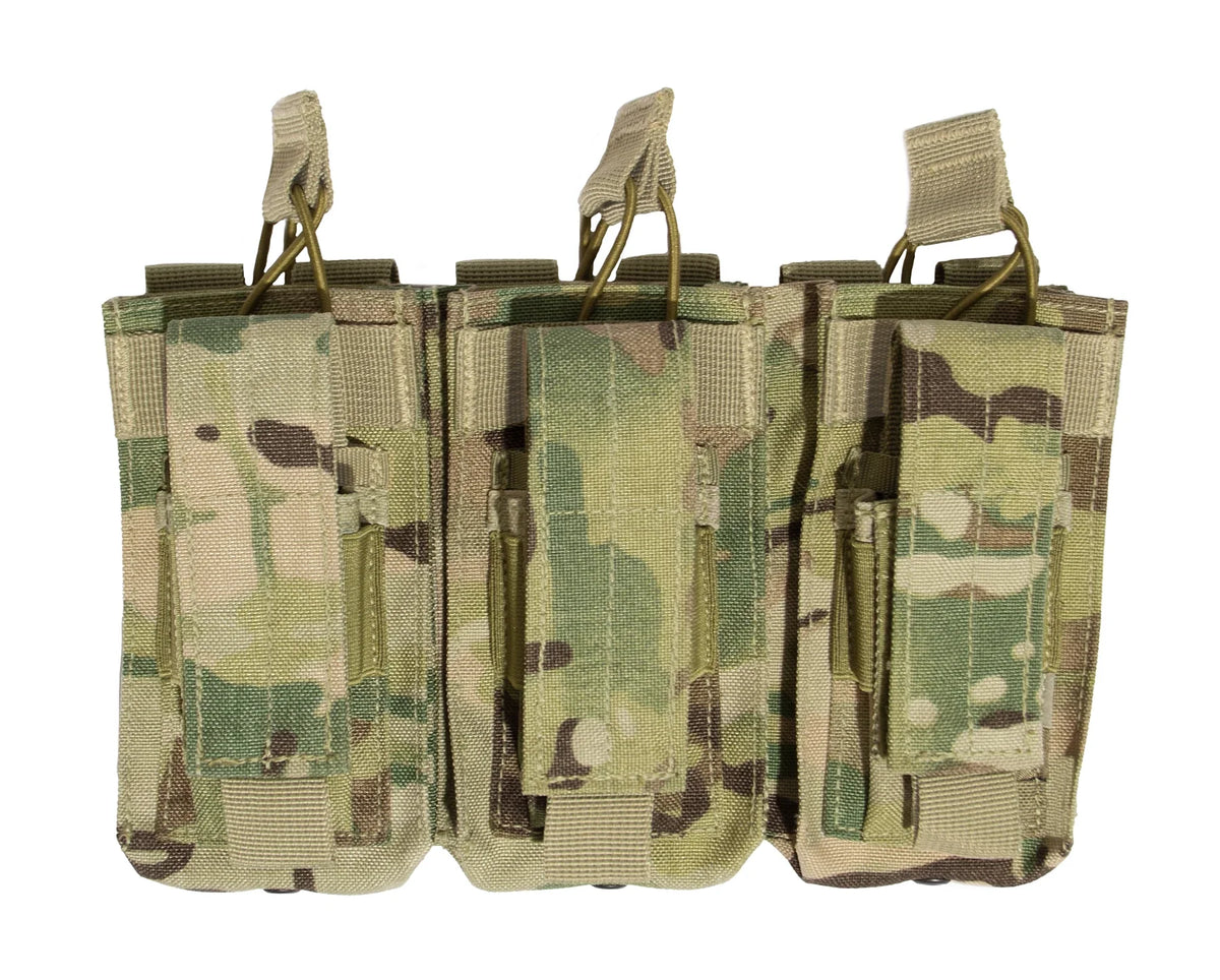 Molle Triple Kangaroo Rifle and Pistol Mag Pouch