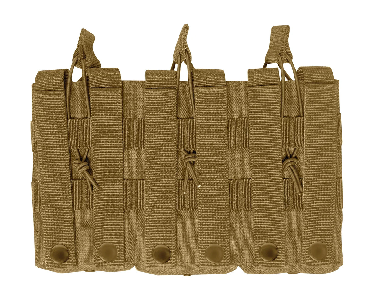 Molle Triple Kangaroo Rifle and Pistol Mag Pouch