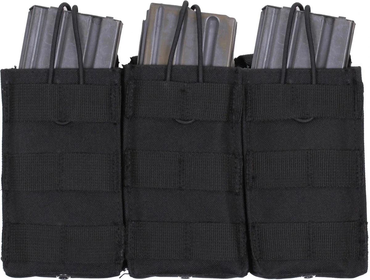 Molle Triple Mag Pouch - Black