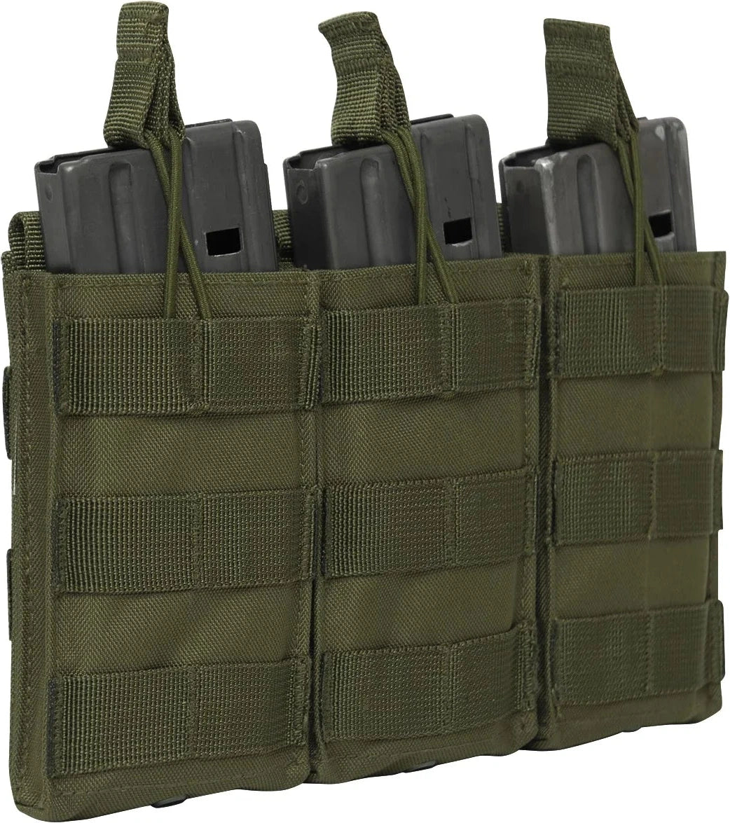 Molle Triple Mag Pouch - Olive Drab