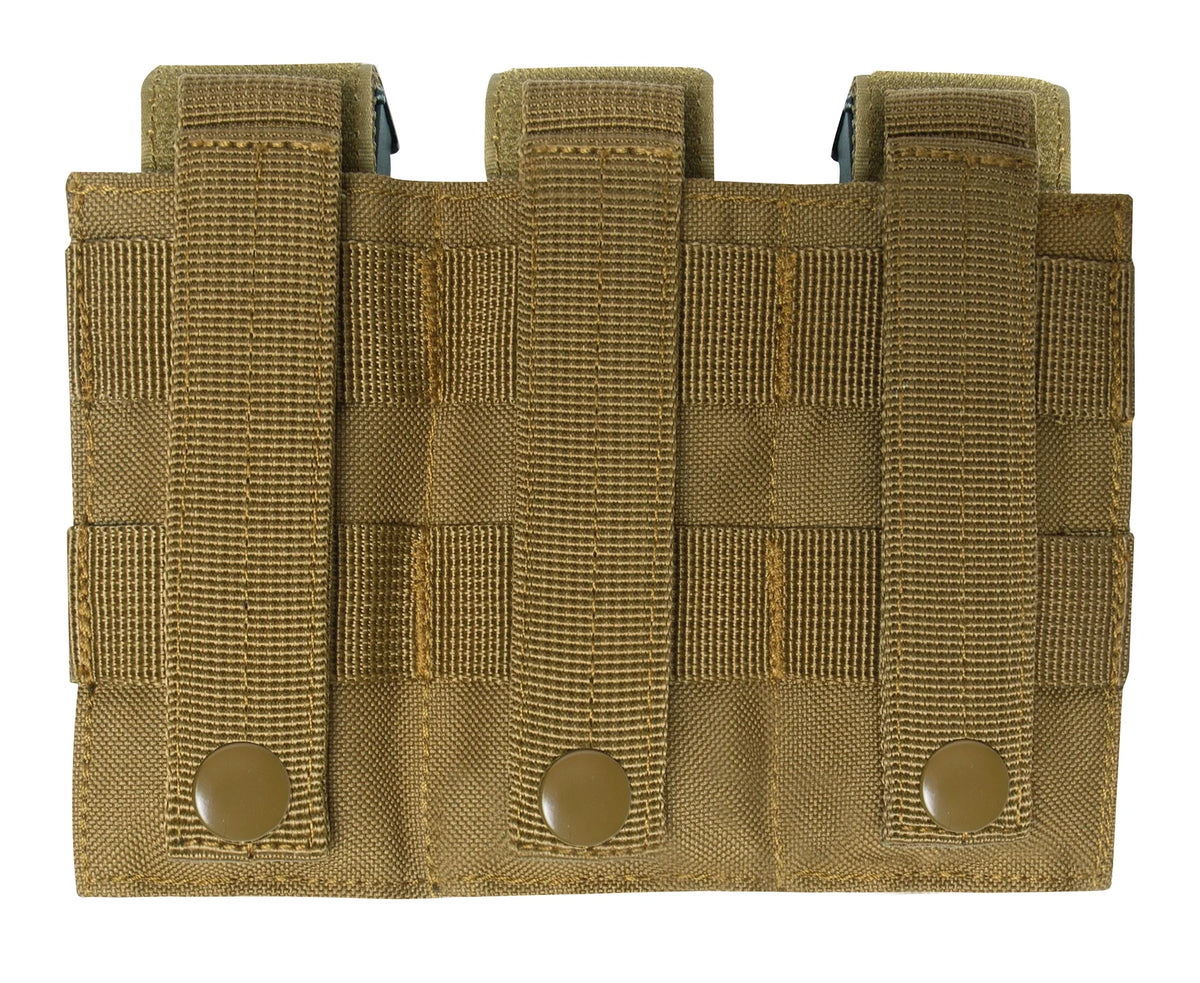 Molle Triple Pistol Mag Pouch