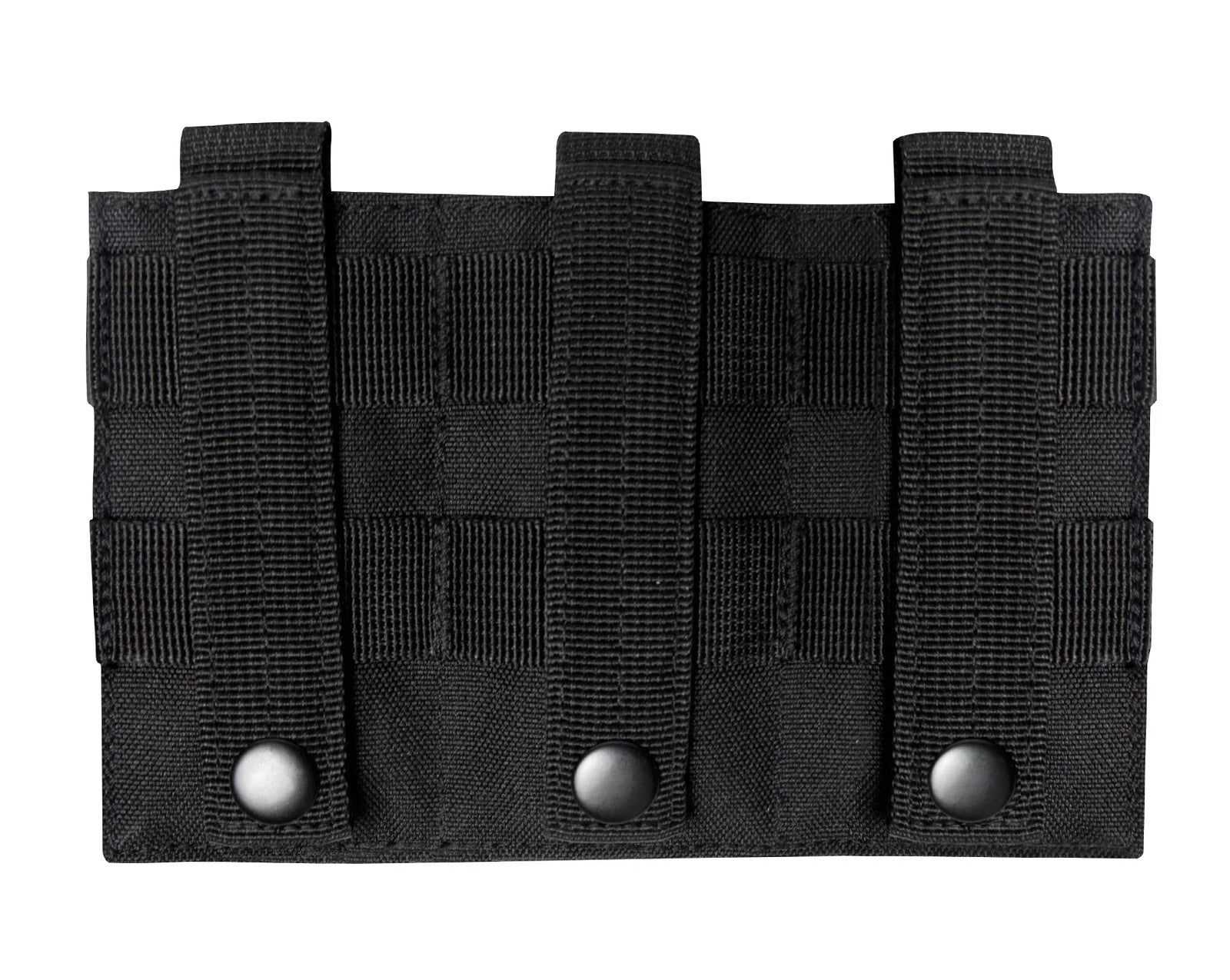 Molle Triple Pistol Mag Pouch - Black