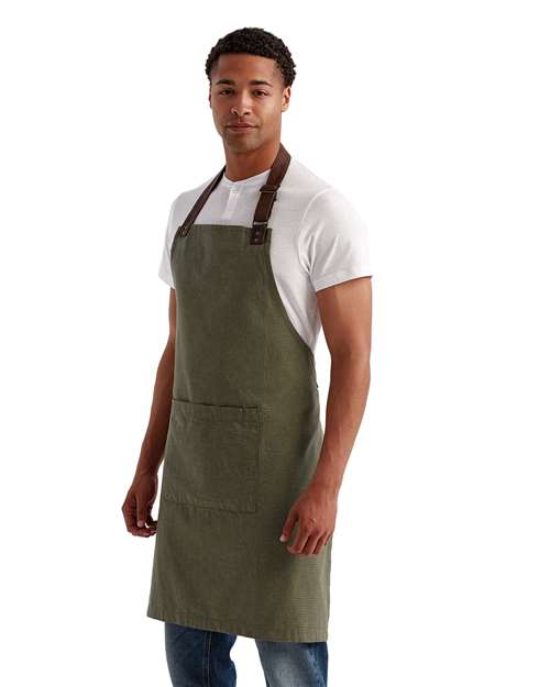 Moss Annex Oxford Apron with Pocket - RP144