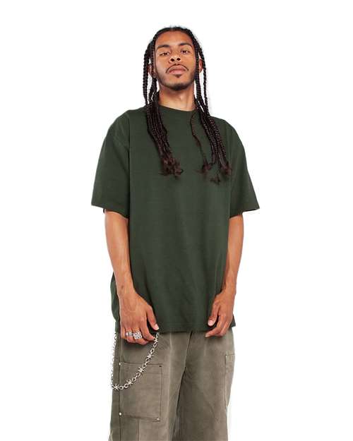 Moss Garment-Dyed Crewneck T-Shirt - SHGD