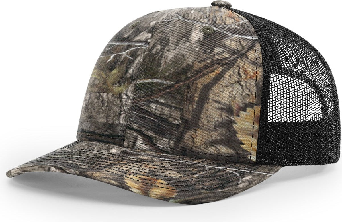 Mossy Oak Country DNA/Black Printed Trucker