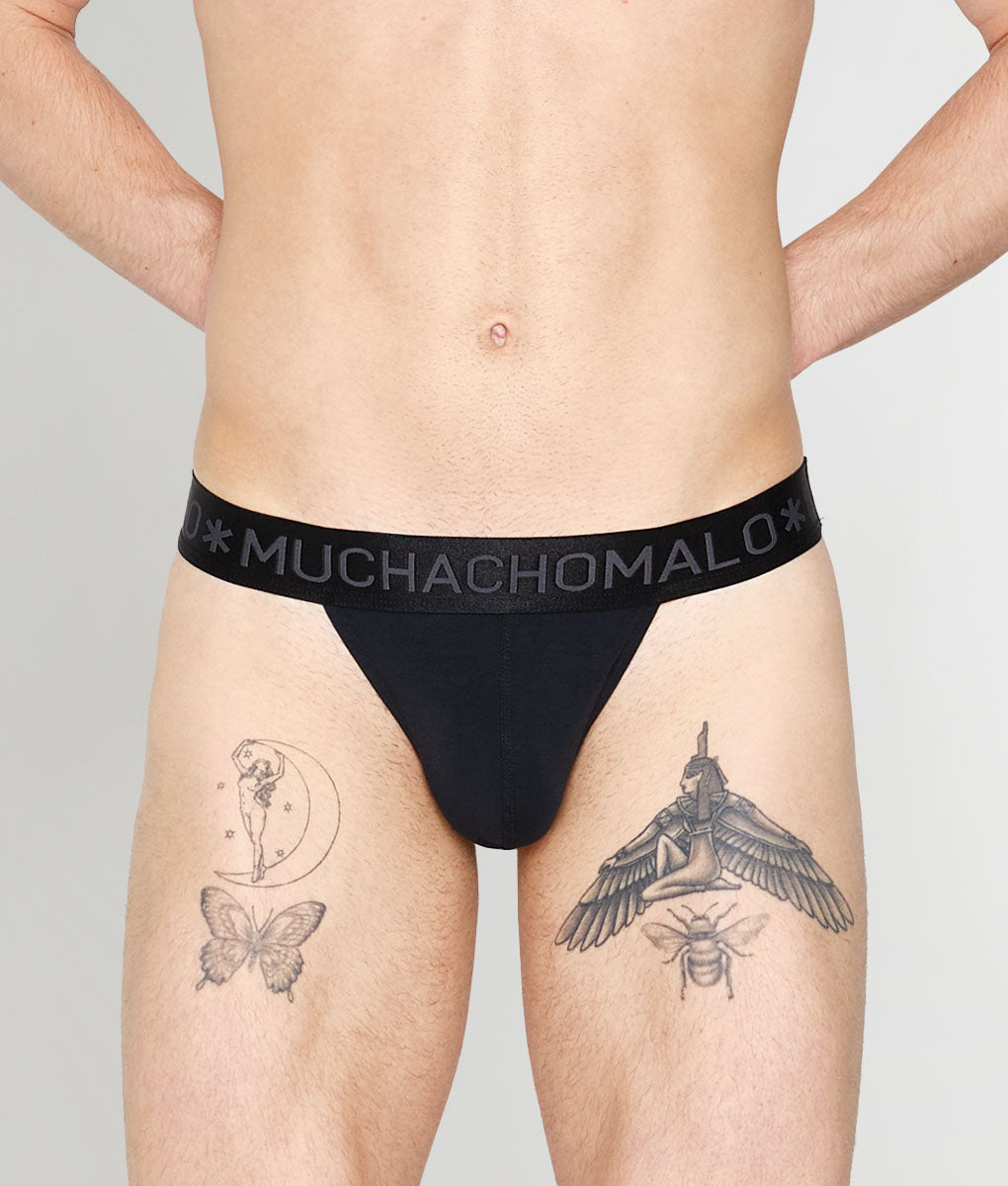 Muchachomalo Dalmatian Solid Thong