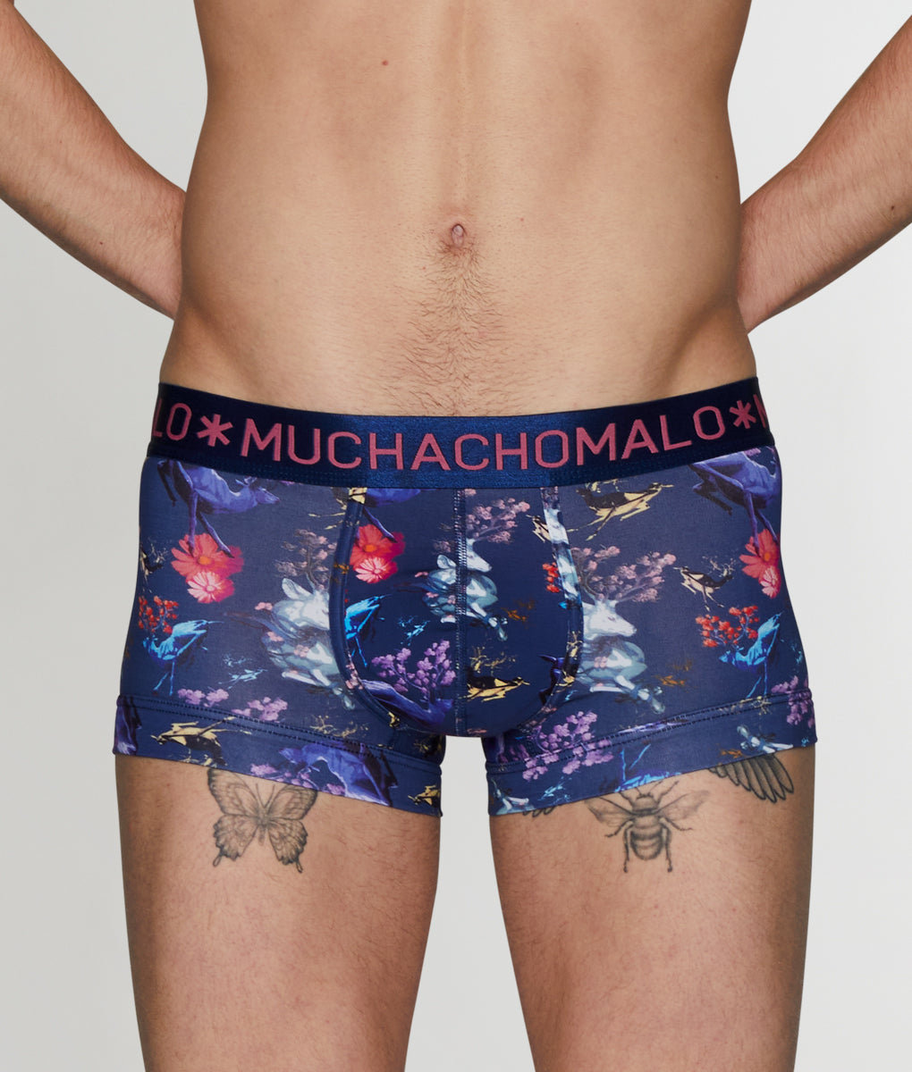 Muchachomalo Deer Trunk - Print A-navy / Small