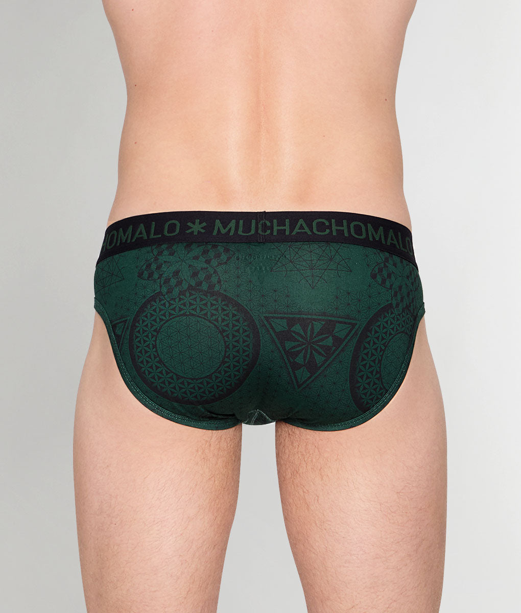 Muchachomalo Geometric Brief - Print a / Small