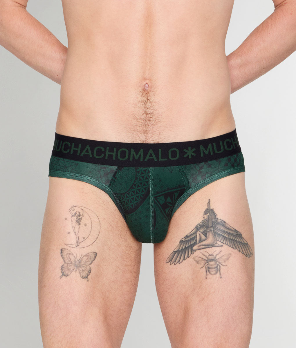 Muchachomalo Geometric Brief - Print a / Small