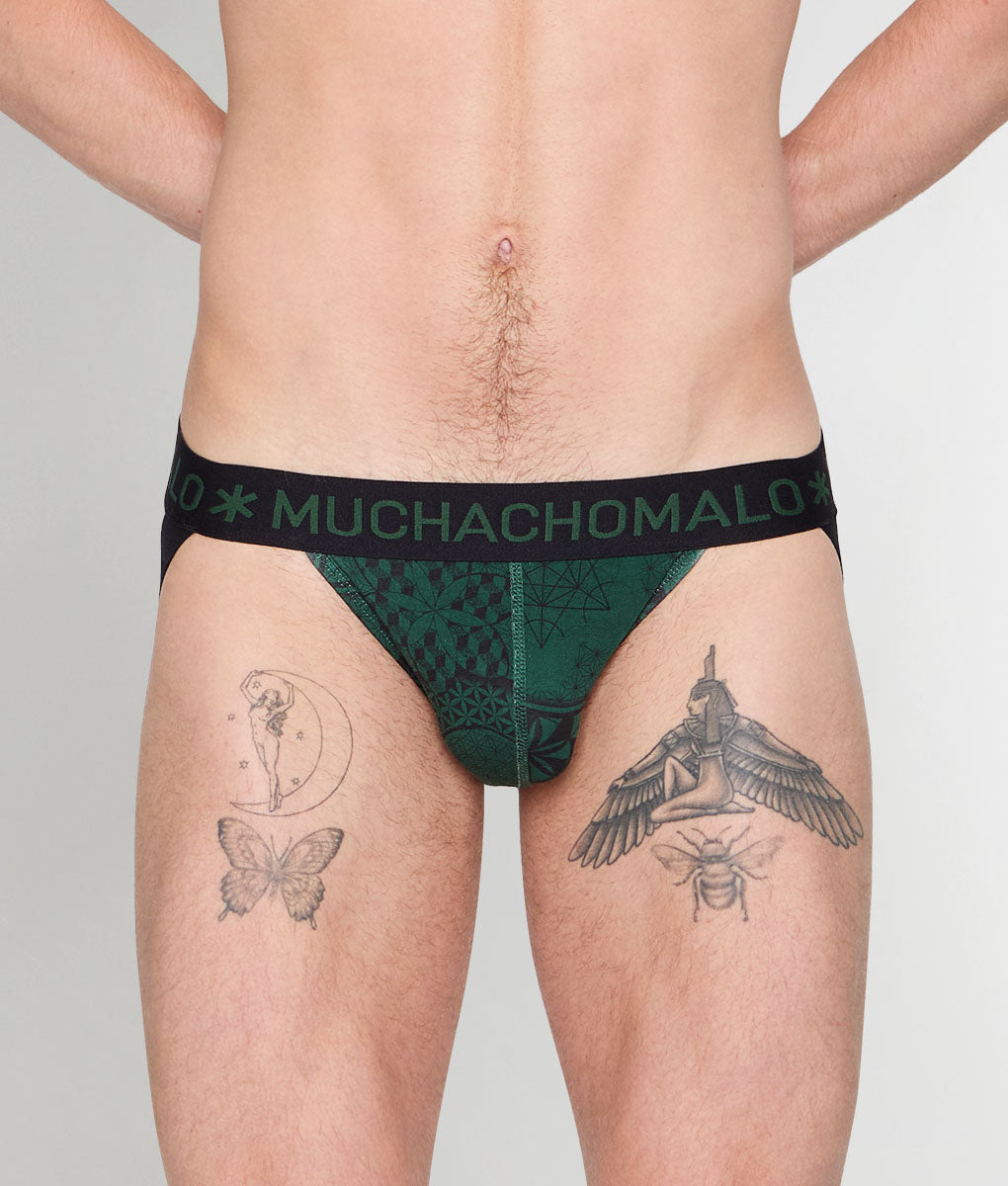 Muchachomalo Geometric Jockstrap - Print a / Small