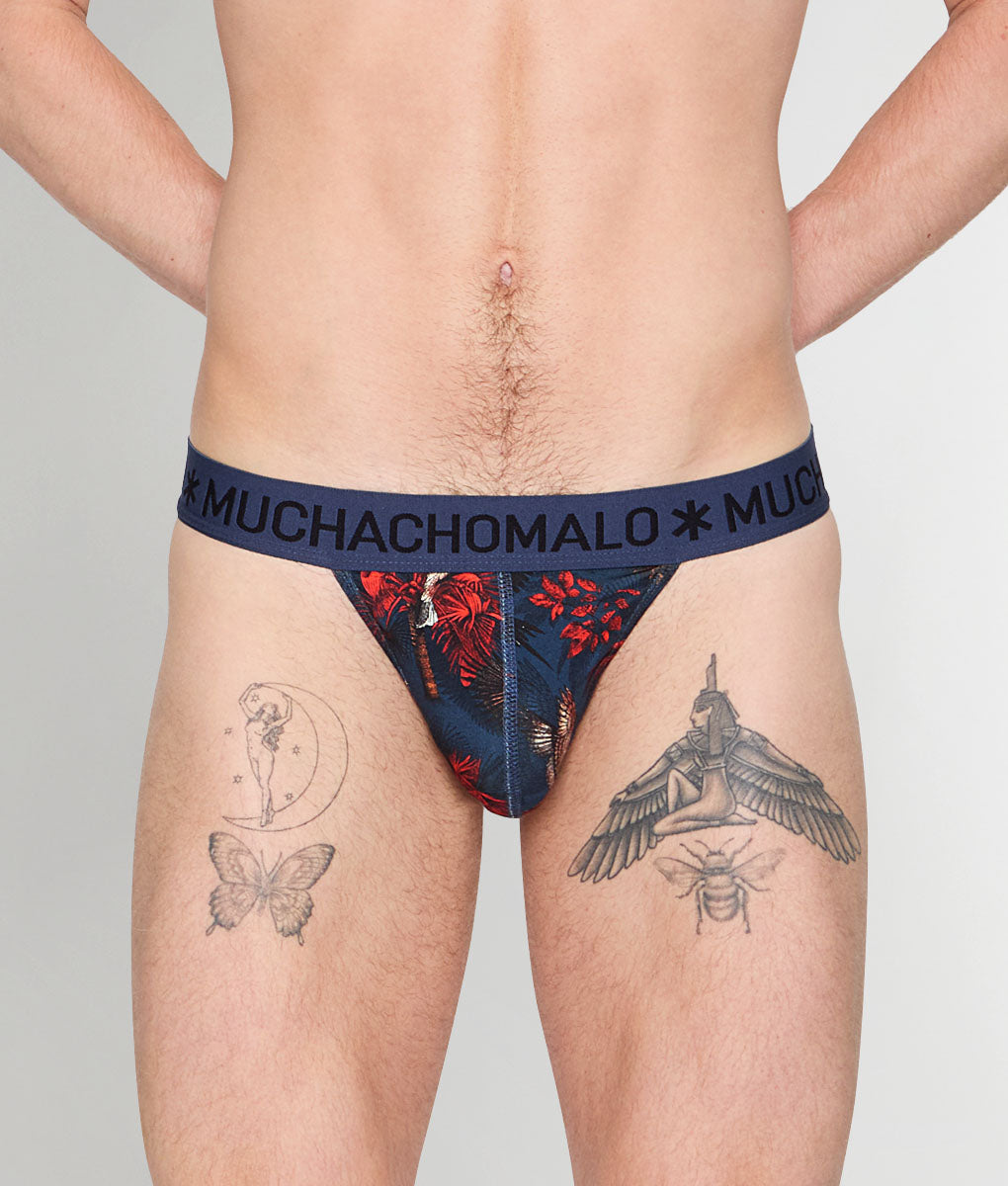 Muchachomalo Palm Birds Thong - Small