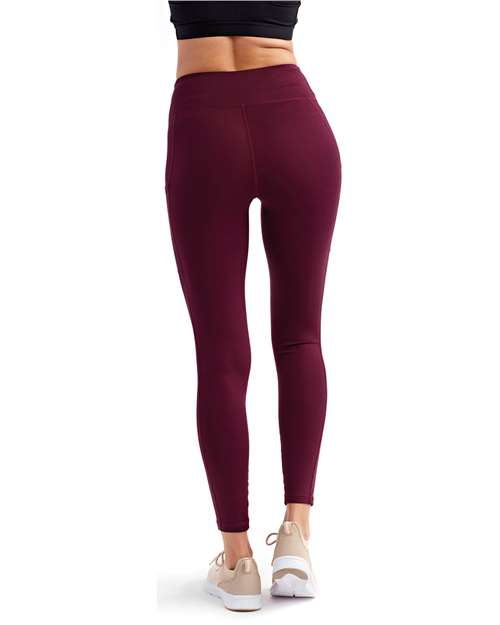 Mulberry Women&#39;s Mesh Pocket Danica Leggings - TD304