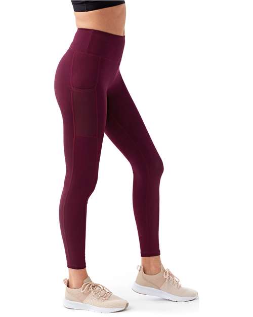 Mulberry Women&#39;s Mesh Pocket Danica Leggings - TD304