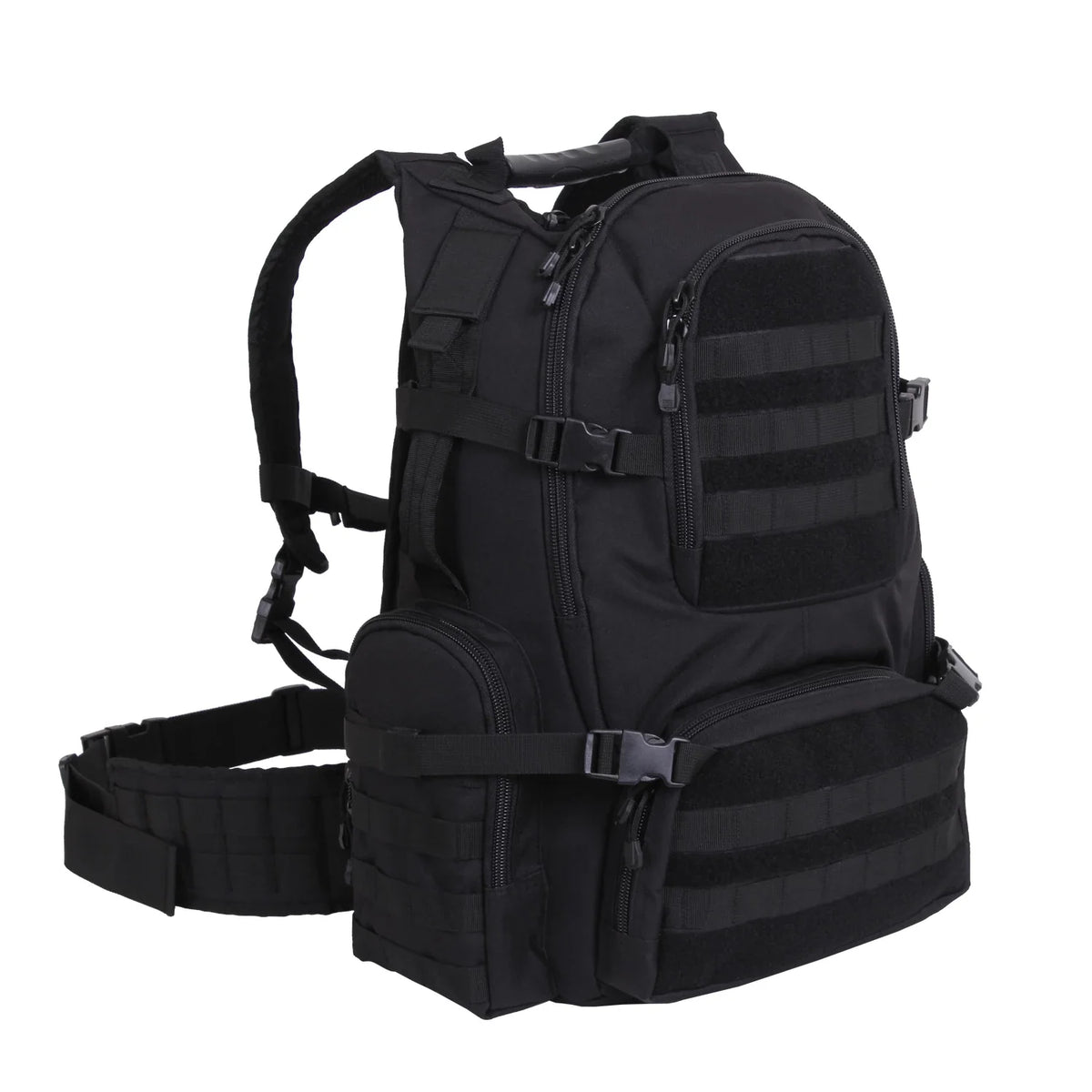Multi-chamber Molle Assault Pack - Black