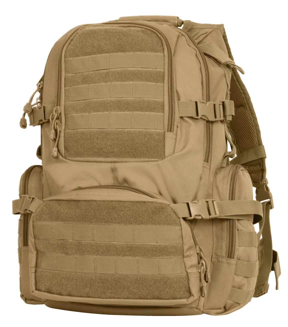 Multi-chamber Molle Assault Pack - Coyote Brown