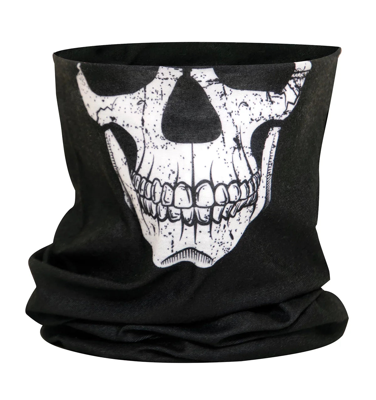 Multi-use Neck Gaiter and Face Covering Tactical Wrap - Skull Print