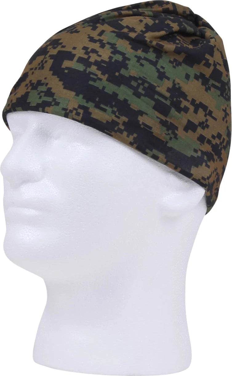 Multi-use Neck Gaiter and Face Covering Tactical Wrap - Woodland Digital Camo