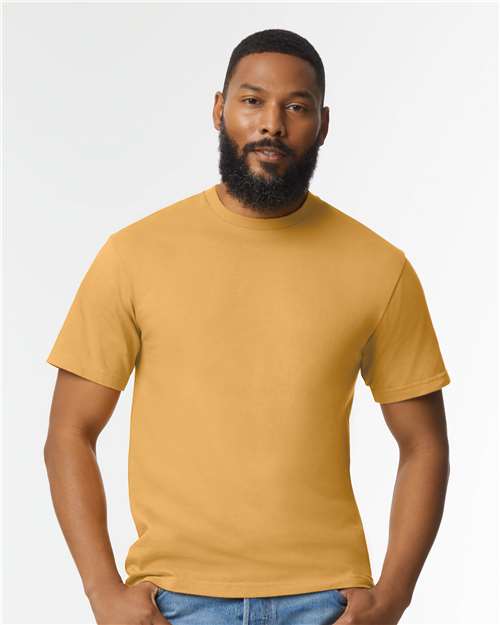 Mustard Softstyle® Midweight T-Shirt - 65000