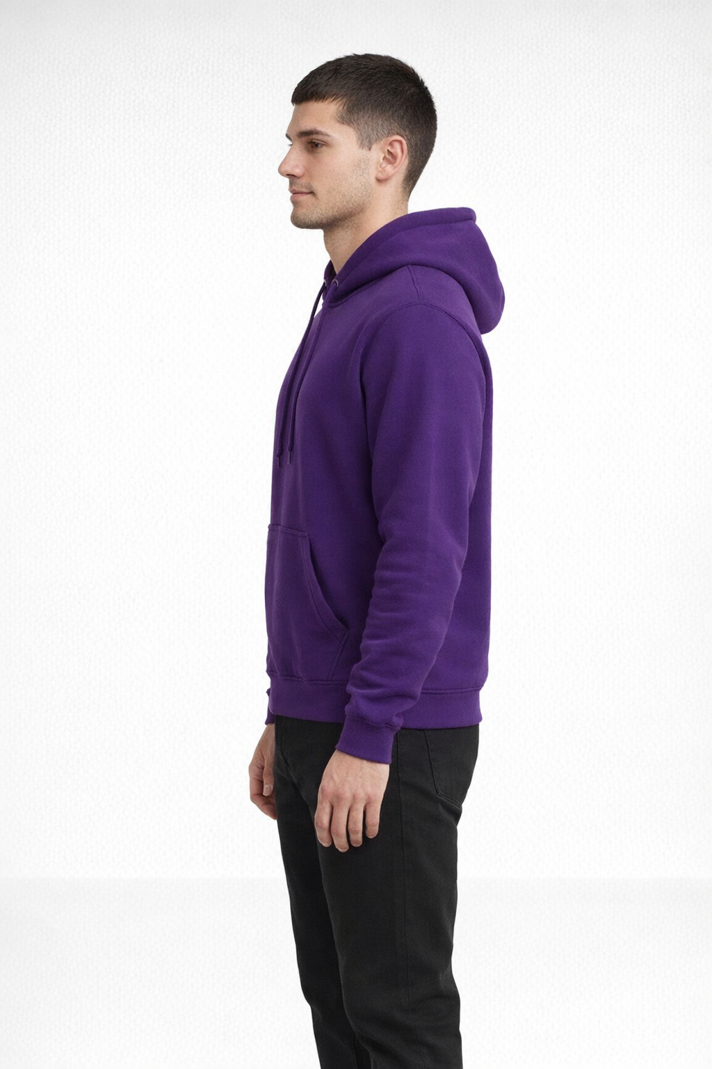 Mv Sport 139 Fundamental Fleece Hood - Athletic Purple