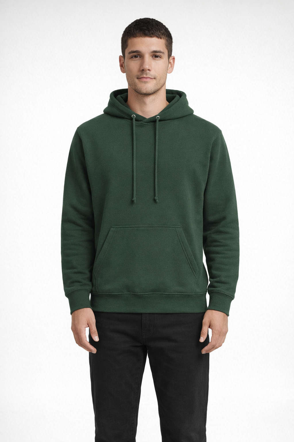 Mv Sport 139 Fundamental Fleece Hood - Forest Green