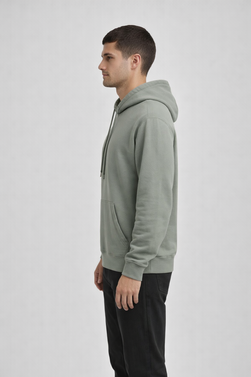 Mv Sport 139 Fundamental Fleece Hood - Greenstone