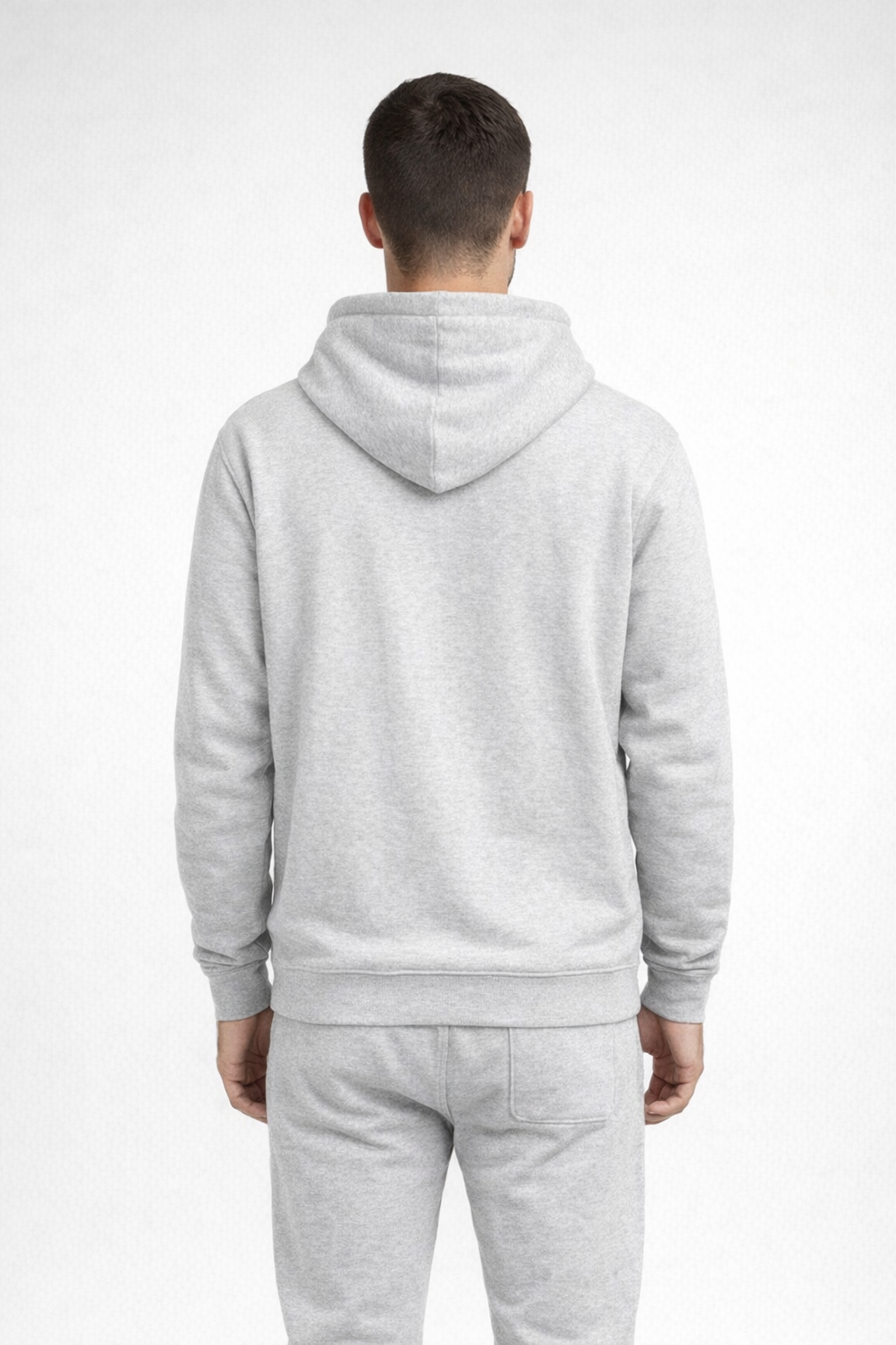 Mv Sport 139 Fundamental Fleece Hood - Marble Heather