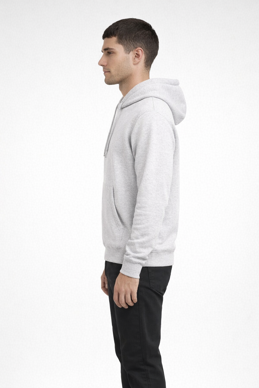 Mv Sport 139 Fundamental Fleece Hood - Marble Heather