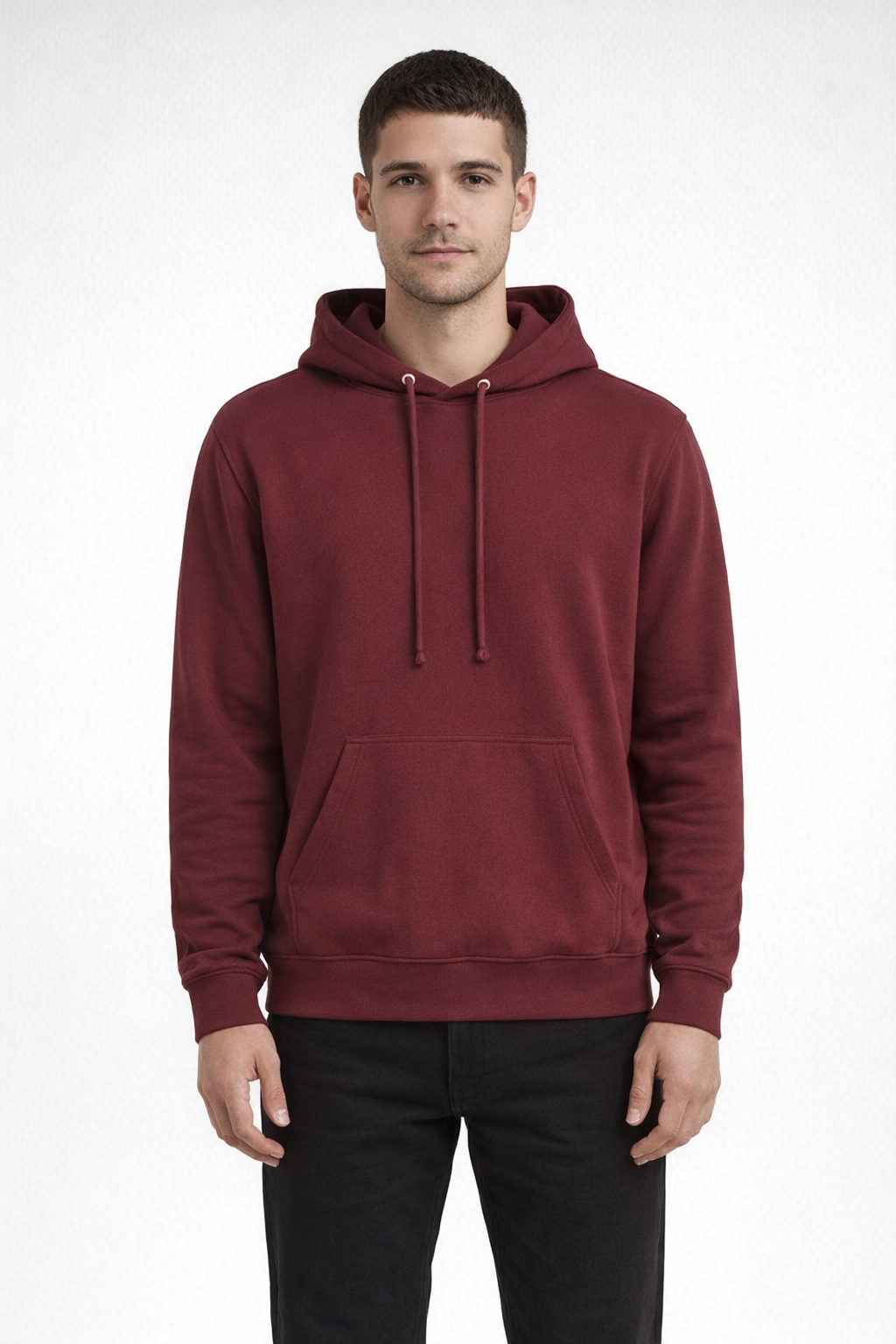 Mv Sport 139 Fundamental Fleece Hood - Maroon