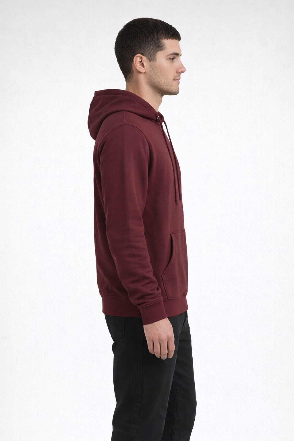 Mv Sport 139 Fundamental Fleece Hood - Maroon