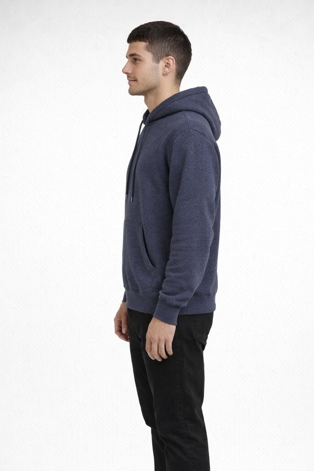 Mv Sport 139 Fundamental Fleece Hood - Navy Heather