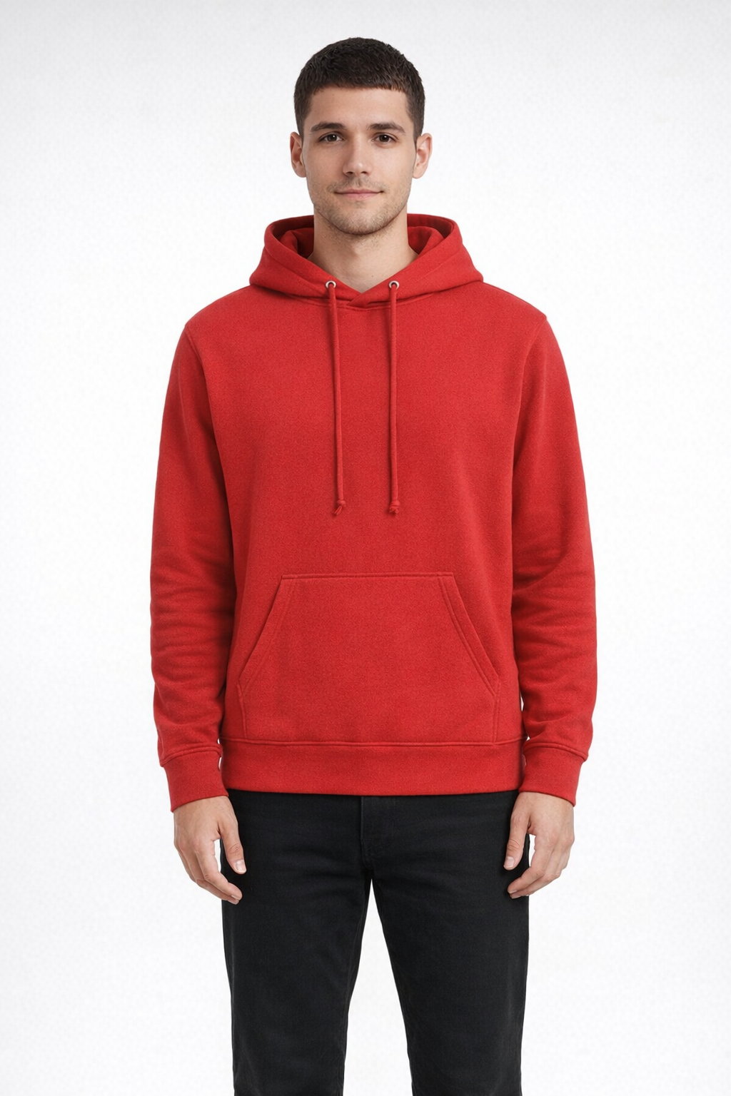 Mv Sport 139 Fundamental Fleece Hood - Red