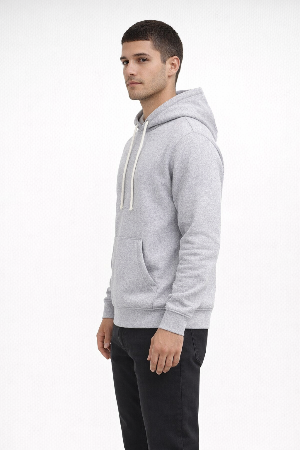 Mv Sport 1478 Vintage Fleece Hood - Gray