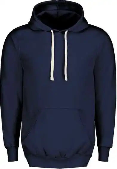 Mv Sport 1478 Vintage Fleece Hooded Sweatshirt Blue